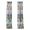 Vana 84 Inch Window Curtains, Decorative Paisley Print Design, Rod Pockets By Casagear Home