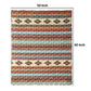 Tagus 60 Inch Throw Blanket Natural Southwest Patterns Machine Quilted By Casagear Home BM293468