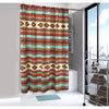 Tagus 72 Inch Shower Curtain Natural Southwest Patterns Button Holes By Casagear Home BM293469