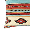 Tagus 36 Inch King Pillow Sham Natural Southwest Patterns Side Zippers By Casagear Home BM293470