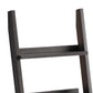 Iker 72 Inch Modern Bookcase with 7 Shelves Ladder Style Distressed Gray By Casagear Home BM293582