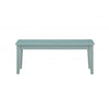 Bray 44 Inch Modern Rectangular Dining Bench Tapered Legs Teal Blue By Casagear Home BM293816