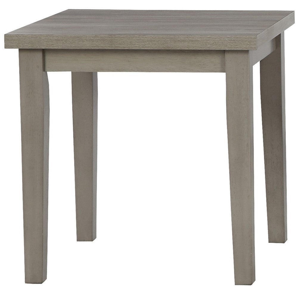 Modern 3 Piece Coffee Table Set Side Tables Solid Wood Melamine Gray By Casagear Home BM294068