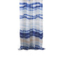 Oda 84 Inch Window Curtains Microfiber Polyester Blue Ocean Wave Print By Casagear Home BM294294