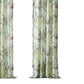 Eden 84 Inch WIndow Curtains Butterflies and Songbirds Green Microfiber By Casagear Home BM294316