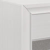 Ani 26 Inch Modern 2 Drawer Nightstand Hidden Jewelry Drawer White Frame By Casagear Home BM295558