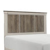 Caro Classic Queen Bed Minimalist Design Two Toned Weathered Gray White By Casagear Home BM295900