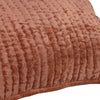 Bili 108 x 96 Stitched Rayon Velvet King Size Quilt Polyfill Orange Brown By Casagear Home BM297362