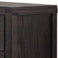 58 Inch Classic Wood Dresser with 6 Drawers Metal Bar Handles Dark Brown By Casagear Home BM299087