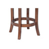 Ovi 24 Swivel Counter Stool Nailhead Trim Walnut Brown By Casagear Home BM299366