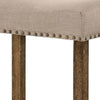 Sera 26 Counter Height Stool Set of 2 Brown Wood Beige By Casagear Home BM300640