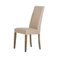 18’’ Dining Chair Set of 2 Beige Vegan Faux Leather By Casagear Home BM301700