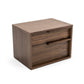 Cid Jess 25’ Nightstand Walnut Veneer Wood Grains Details By Casagear Home BM301858