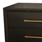 Cid Mizo 32 Inch Nightstand 3 Drawers Gray Solid Wood Sturdy Plinth Base By Casagear Home BM302122