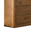 Lier 64 Inch Dresser Walnut Brown Wood 7 Drawers Integrated Handles By Casagear Home BM302176