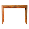 42 Inch Console Sofa Table 2 Gliding Drawers Sheesham Wood Chestnut By Casagear Home BM302460