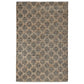 Ona 5 x 8 Handwoven Medium Area Rug Black and Brown Diamond Lattice Design By Casagear Home BM302988