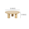 Wood 35’’ Scandinavian Coffee Table Nat Kd By The Urban Port BM303424