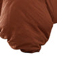 Edge 4 Piece King Size Duvet Comforter Set Washed Linen Rust Orange By Casagear Home BM304719