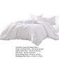 Kile Modern 6 Piece Queen Size Duvet Comforter Set White Medallion Pattern By Casagear Home BM304772