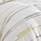 Mary 6 Piece Queen Duvet Comforter Set 2 Pillows Textured Ivory Boucle By Casagear Home BM304776