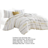 Mary 6 Piece Queen Duvet Comforter Set 2 Pillows Textured Ivory Boucle By Casagear Home BM304776