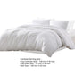 Uvi 3 Piece King Comforter Set Cotton Natural Crinkled Texture White By Casagear Home BM304777