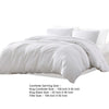 Uvi 3 Piece King Comforter Set Cotton Natural Crinkled Texture White By Casagear Home BM304777