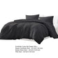 Uvi 3 Piece Queen Comforter Set Cotton Natural Crinkled Texture Black By Casagear Home BM304780