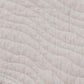 Sima Seashell Full Size Quilted Bed Skirt Cotton Fill Triple Layer Ivory By Casagear Home BM307052