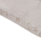 Sima Seashell Quilted Twin Bed Skirt Cotton Fill Triple Layered Ivory By Casagear Home BM307053