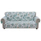 Jiye 127 Inch Wave Quilted Sofa Cover with Seashell Design White Polyester By Casagear Home BM307082