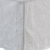 Muka Paisley Quilted King Bed Skirt Cotton Drop Polyester Platform Ivory By Casagear Home BM307084