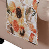 Kelsa 81 Inch Armchair Cover Polyester Fill Watercolor Sunflowers Gold By Casagear Home BM307102