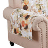 Kelsa 103 Inch Loveseat Cover Polyester Fill Watercolor Sunflowers Gold By Casagear Home BM307103