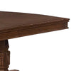 Caly 108 Inch Dining Table Rectangular Top Classical Wood Frame Brown By Casagear Home BM307216