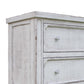 Genie 54 Inch Tall Dresser Chest 4 Drawers White Solid Mango Wood By Casagear Home BM307393