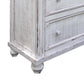 Genie 54 Inch Tall Dresser Chest 4 Drawers White Solid Mango Wood By Casagear Home BM307393