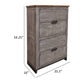 Dome 54 Inch Tall Dresser Chest 4 Drawers 1 Shelf Metal Gray Mango Wood By Casagear Home BM307404