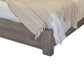 Ken King Size Bed with Headboard Footboard Clean Design Rustic Gray By Casagear Home BM307488