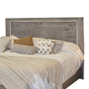 Ken Queen Size Bed with Headboard Footboard Clean Design Rustic Gray By Casagear Home BM307489