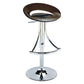 Vera 19-29 Inch Counter Height Stool Round Swivel Adjustable Chrome Gray By Casagear Home BM307540