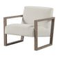 Cvi 31 Inch Armchair Cushioned Seat Taupe Framed Legs Beige Upholstery By Casagear Home BM307563