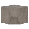 20 Inch Modular Coffee Table Geometric Angled Style Rustic Ash Oak Finish By Casagear Home BM307565