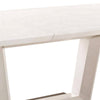 Col 71-95 Inch Extendable Dining Table U Shaped Pedestal Base White By Casagear Home BM307591