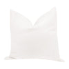 22 Inch Set of 2 Accent Throw Pillows Down Soft Performance Fabric White By Casagear Home BM308537