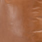 22 Inch Set of 2 Accent Throw Down Feather Pillows Brown Leather Linen By Casagear Home BM308546