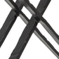 12 Inch Sculpture 2 Metal Rectangles Entwined Metal Structures Black By Casagear Home BM308562