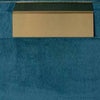 7 8 9 Inch Jewelry Box Set of 3 Gold Accents Teal Velvet Upholstery By Casagear Home BM308636