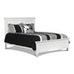 Umi Full Size Bed, Classic Panel Design with Molded Details, White Wood By Casagear Home